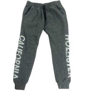 Hollister California Dark Gray Joggers with Side Print